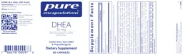 Label for DHEA 10 mg