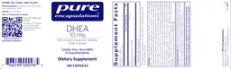Label for DHEA 10 mg