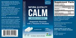 Label for Calm Mood & Stress