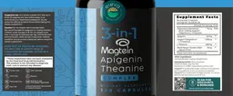 Label for 3-in-1 Magtein Apigenin Theanine Complex