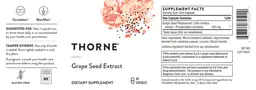 Label for Grape Seed Extract