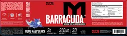 Label for Barracuda Blue Raspberry
