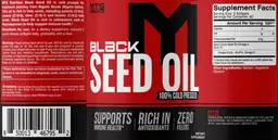 Label for Black Seed Oil