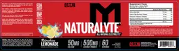 Label for Naturalyte Refreshing Lemonade