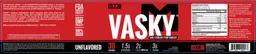 Label for Vasky Unflavored