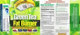 Label for Green Tea Fat Burner