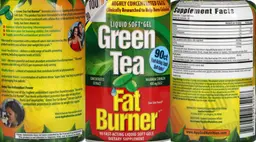 Label for Green Tea Fat Burner
