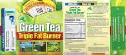 Label for Green Tea Triple Fat Burner