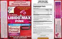 Label for Libido-Max Pink