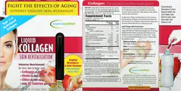 Label for Liquid Collagen Tropical Strawberry & Kiwi Flavored