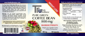 Pure Green Coffee Bean 800 mg