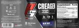Label for Creagen Creatine Matrix Blue Razz