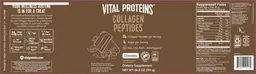 Label for Collagen Peptides Chocolate
