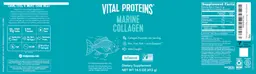 Label for Marine Collagen Unflavored