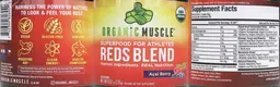 Label for Reds Blend Acai Berry