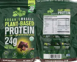 Label for Plant-Based Protein Dark Chocolate