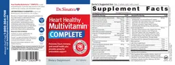 Label for Heart Healthy Multivitamin Complete