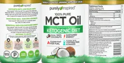 Label for 100% Pure MCT Oil
