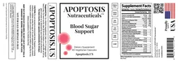 Label for Blood Sugar Support