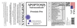 Label for Prostate Pro