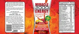 Label for Miracle 2000 Energy