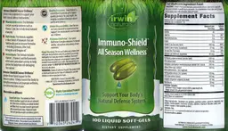 Label for Immuno-Shield All Season Wellness