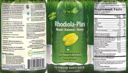 Label for Rhodiola-Plus