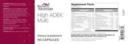Label for High ADEK Multi