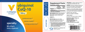 Ubiquinol CoQ-10 100 mg