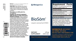 Label for BioSom