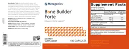 Label for Bone Builder Forte