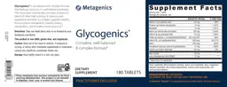 Label for Glycogenics