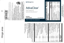 Label for AdvaClear