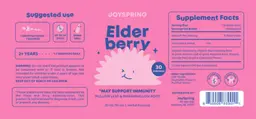 Label for Elderberry