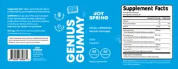 Label for Genius Gummy