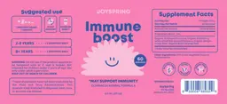 Label for Immune Boost