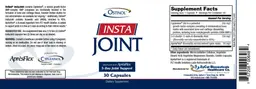 Label for Ostinol Insta Joint