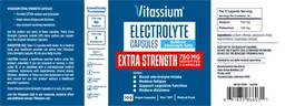 Label for Vitassium Electrolyte Capsules 750mg