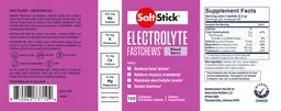 Label for SaltStick Electrolyte Fastchews Mixed Berry