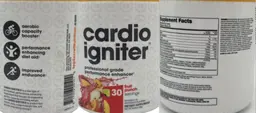 Label for Cardio Igniter Fruit Punch
