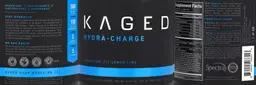 Label for Hydra-Charge Lemon Lime