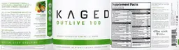 Label for Outlive 100 Berry