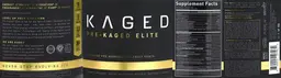 Label for Pre-Kaged Elite Fruit Punch