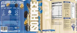 Label for Iso Force Peanut Butter Cookies & Cream