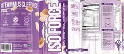 Label for Iso Force White Chocolate Peanut Butter