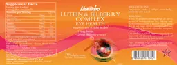 Label for Lutein & Bilberry Complex
