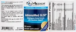 Label for AdrenaMed GL50