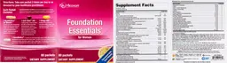 Label for Foundation Essentials for Women Multimedica for Women