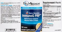 Label for ImmunoG PRP Cherry Chewables