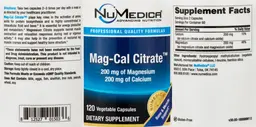 Label for Mag-Cal Citrate 200 mg / 200 mg